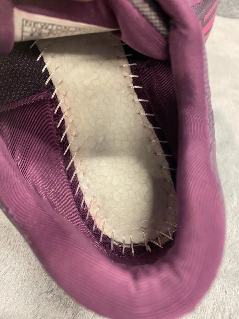 Newton Fate 7 Womens Sneakers Trainers Size 8.5 Purple Pink Blue Running Jogging - Picture 12 of 13